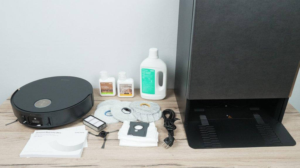 Dreame Matrix10 Ultra: Pakuotės turinys