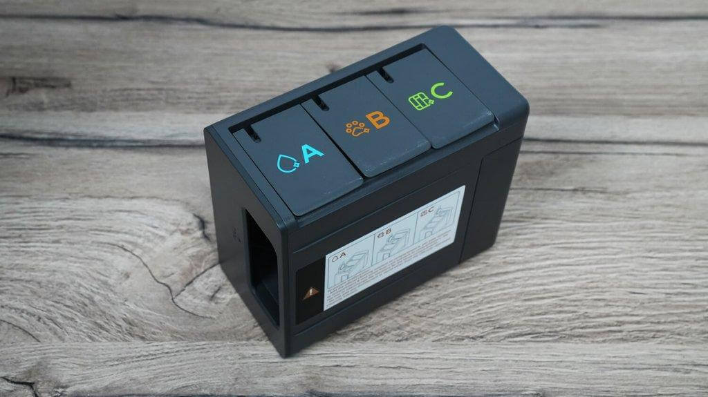 „Dreame Matrix10 Ultra“: trijų skyrių skalbimo priemonių dozatorius