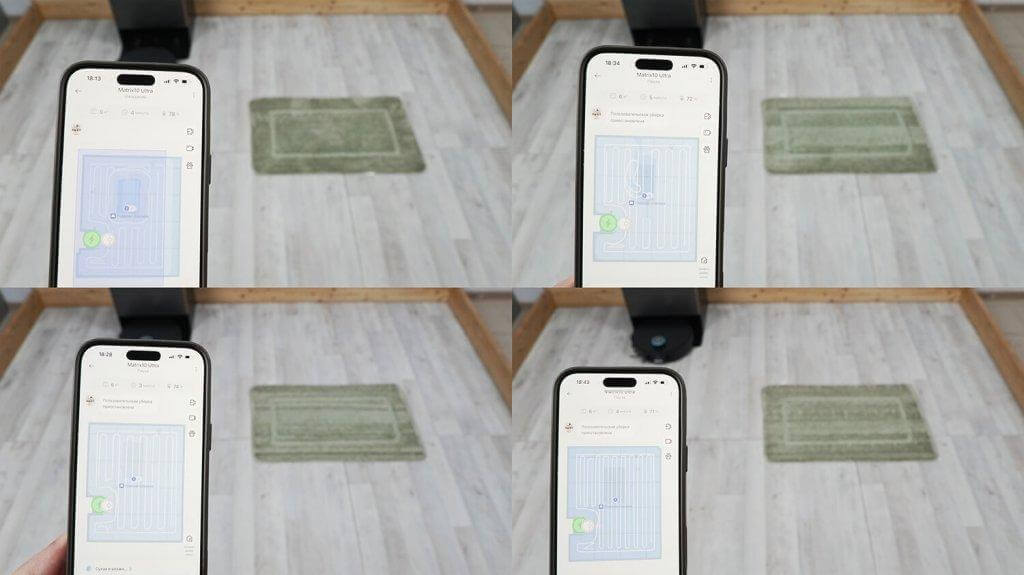 „Dreame Matrix10 Ultra“: šlapias valymas ir kilimai