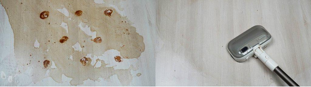 Dreame R10s Aqua: dėmių šalinimas