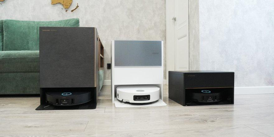 „Dreame Matrix10 Ultra“, „Aqua10 Ultra Roller Complete“ ir „X50 Master / Ultra Complete“ palyginimas