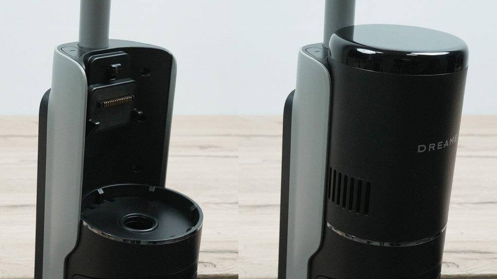 Dreame H12 Dual FlexReach: nuimamas variklio blokas