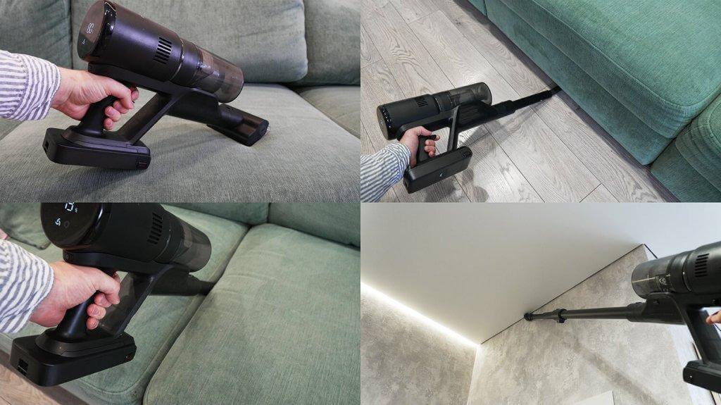 „Dreame H12 Dual FlexReach“: papildomų priedų naudojimas