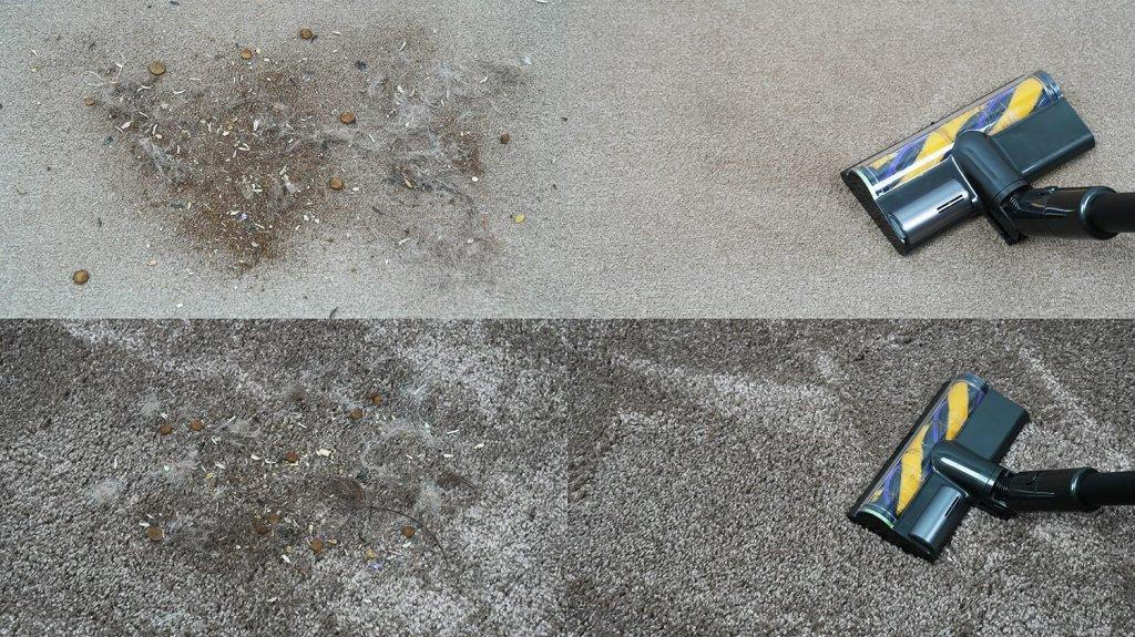 Dreame R20 Essential: Kilimų valymas