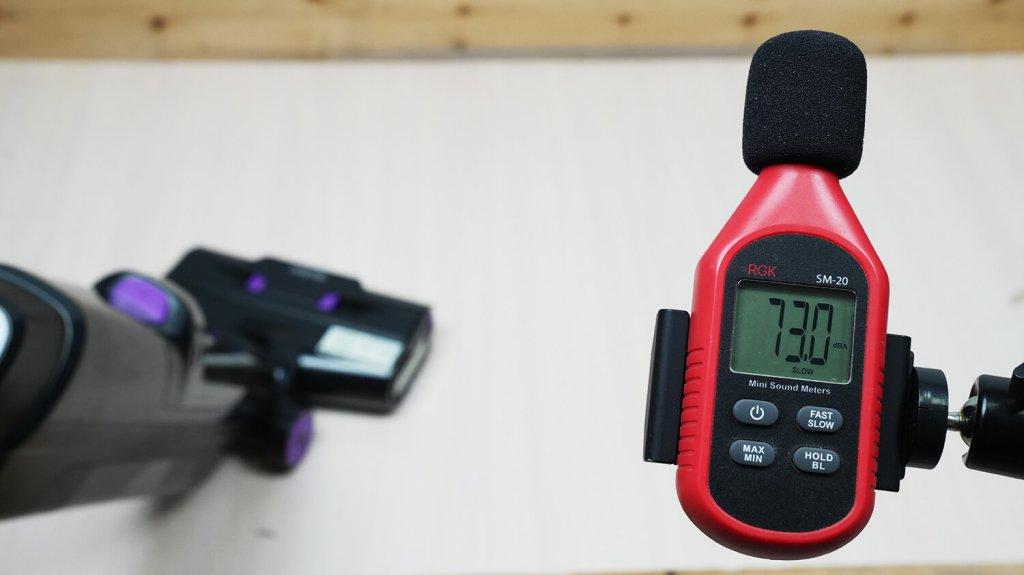 Redkey W15: Triukšmo lygis