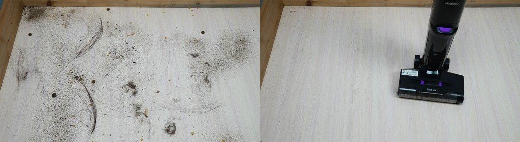 „Redkey W15“: Šiukšlių surinkimas nuo laminuotų grindų