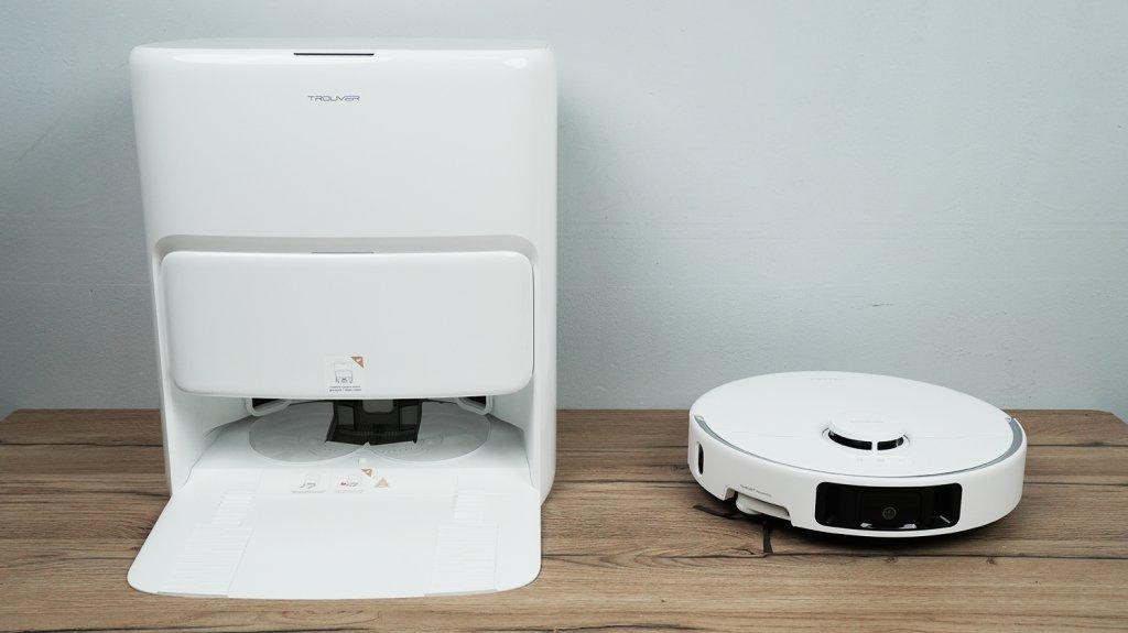 Trouver P50 Ultra: robotas ir stotis