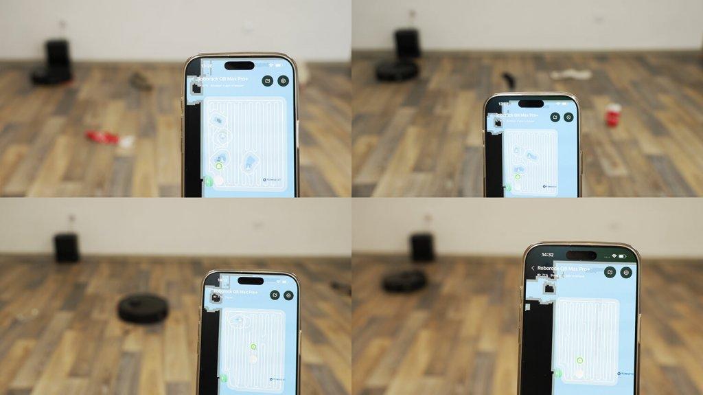 „Roborock Q8 Max Pro Plus“: objektų vengimas esant geram apšvietimui