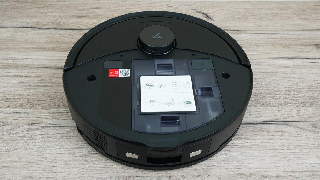 „Roborock Q8 Max Pro Plus“: dulkių konteinerio vieta