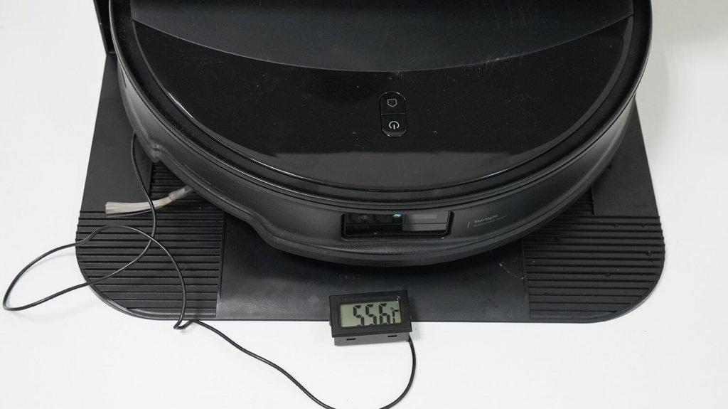 „Roborock Saros 10R“ (įmontuotos stoties versija): servetėlių džiovinimo temperatūra