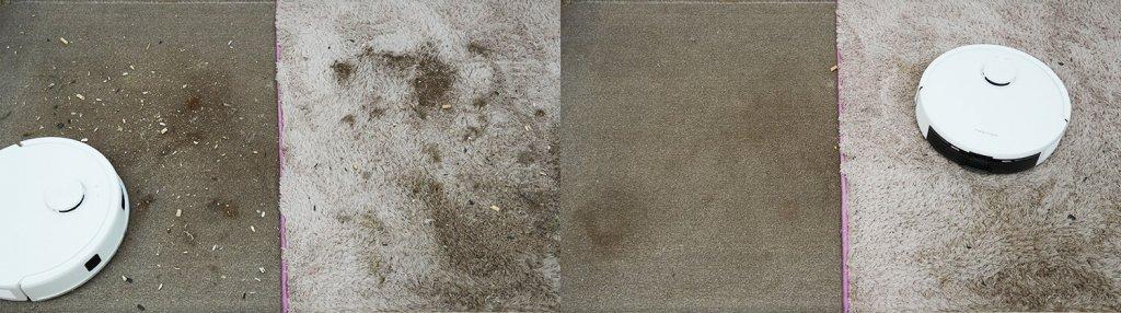 „Trouver E20s Pro Plus“: kilimų valymas