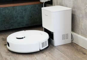 TROUVER E20s Pro Plus: 13 000 Pa, savaiminio išsivalymo, šepečių apsauga nuo plaukų