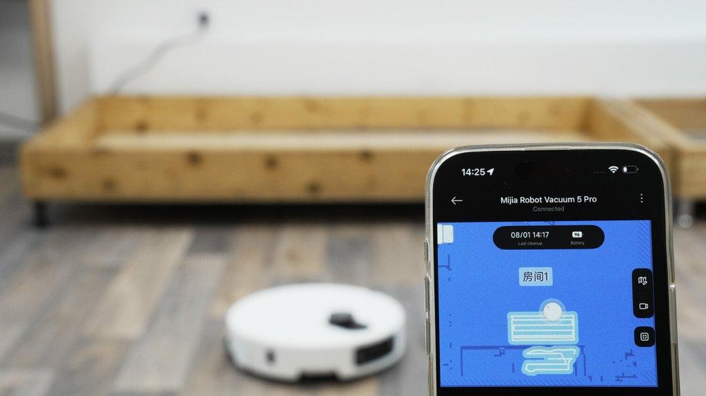 „Xiaomi Mijia 5 Pro“: judesio trajektorija su „Lidar Down“